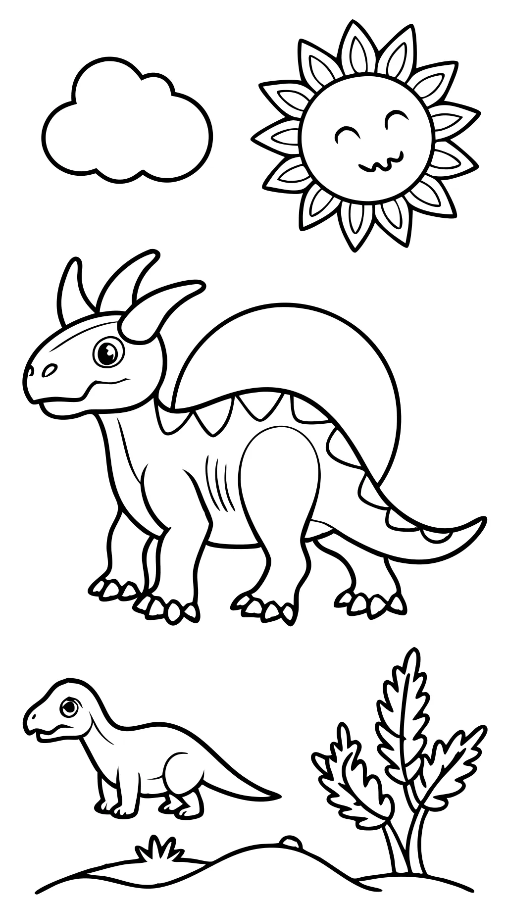 coloriages de dinosaure imprimables